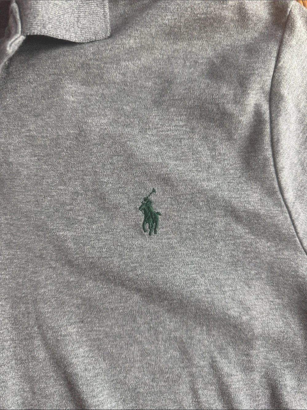 Polo by Ralph Lauren Heather Gray Polo with Green Pony